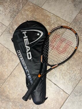 Wilson tennis racket with head case